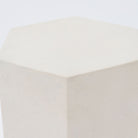 Gabi Stool - Cemento White - Side Tables Loom Collection Loom Collection Dubai