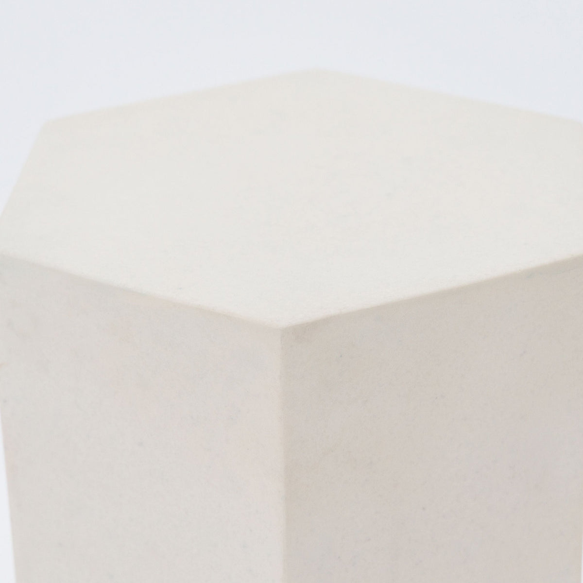 Gabi Stool - Cemento White - Side Tables Loom Collection Loom Collection Dubai
