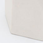 Gabi Stool - Cemento White - Side Tables Loom Collection Loom Collection Dubai