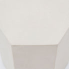 Gabi Stool - Cemento White - Side Tables Loom Collection Loom Collection Dubai