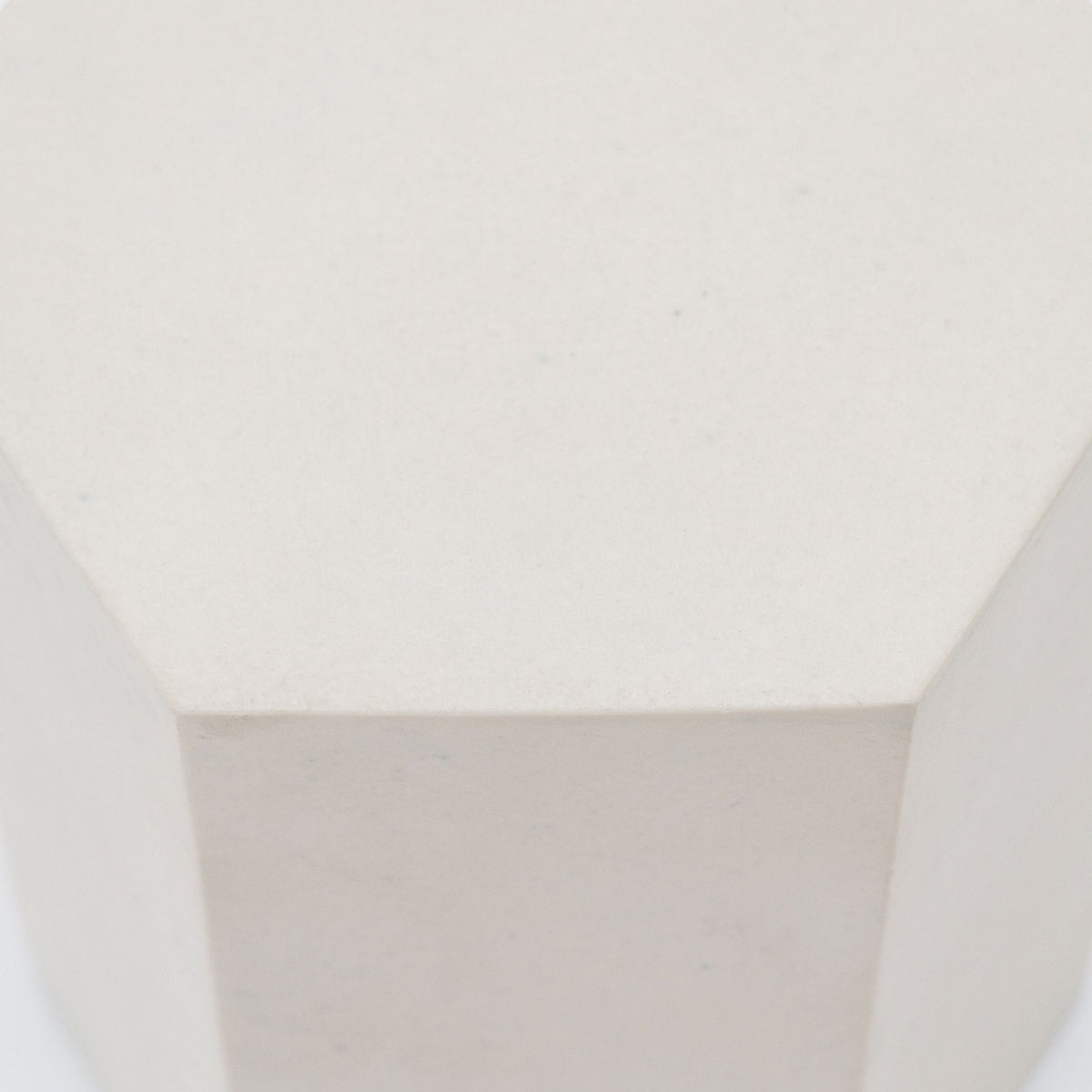 Gabi Stool - Cemento White - Side Tables Loom Collection Loom Collection Dubai
