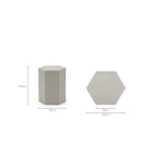 Gabi Stool - Linen - Side Tables Loom Collection Loom Collection Dubai