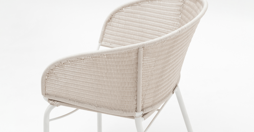 Gaia - Dining Armchair - Stonewhite - Loom Collection