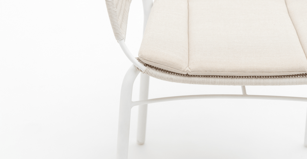 Gaia - Dining Armchair - Stonewhite - Loom Collection