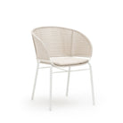 Gaia Dining Armchair - Stonewhite