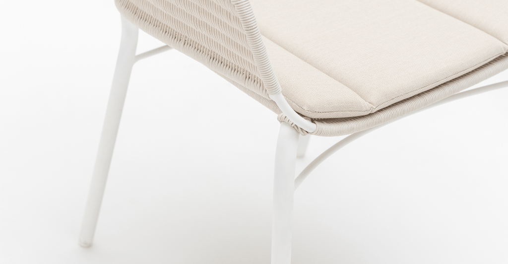 Gaia - Dining Armchair - Stonewhite - Loom Collection