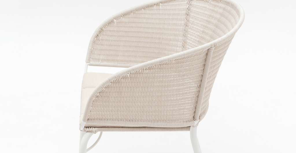 Gaia - Dining Armchair - Stonewhite - Loom Collection