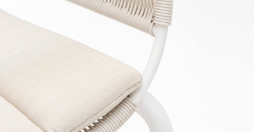 Gaia - Dining Armchair - Stonewhite - Loom Collection