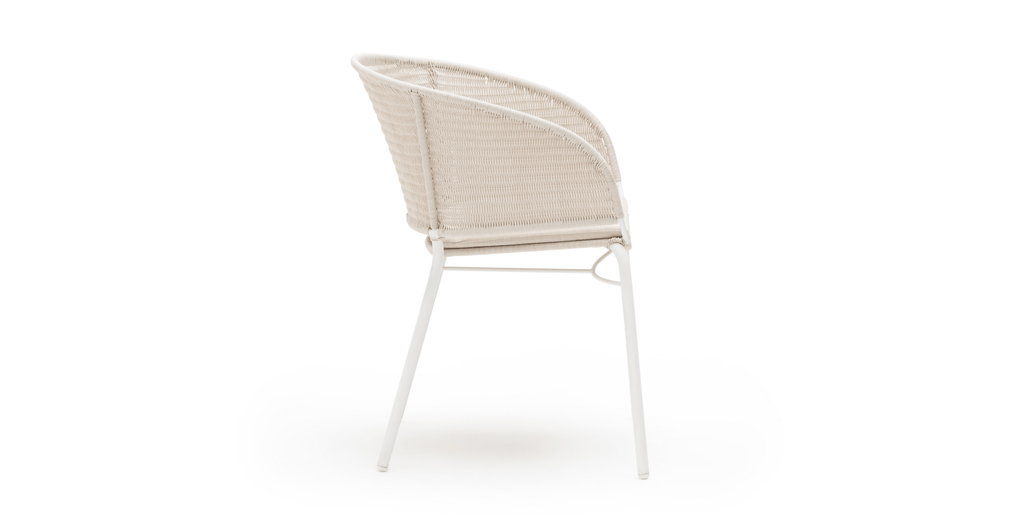 Gaia - Dining Armchair - Stonewhite - Loom Collection