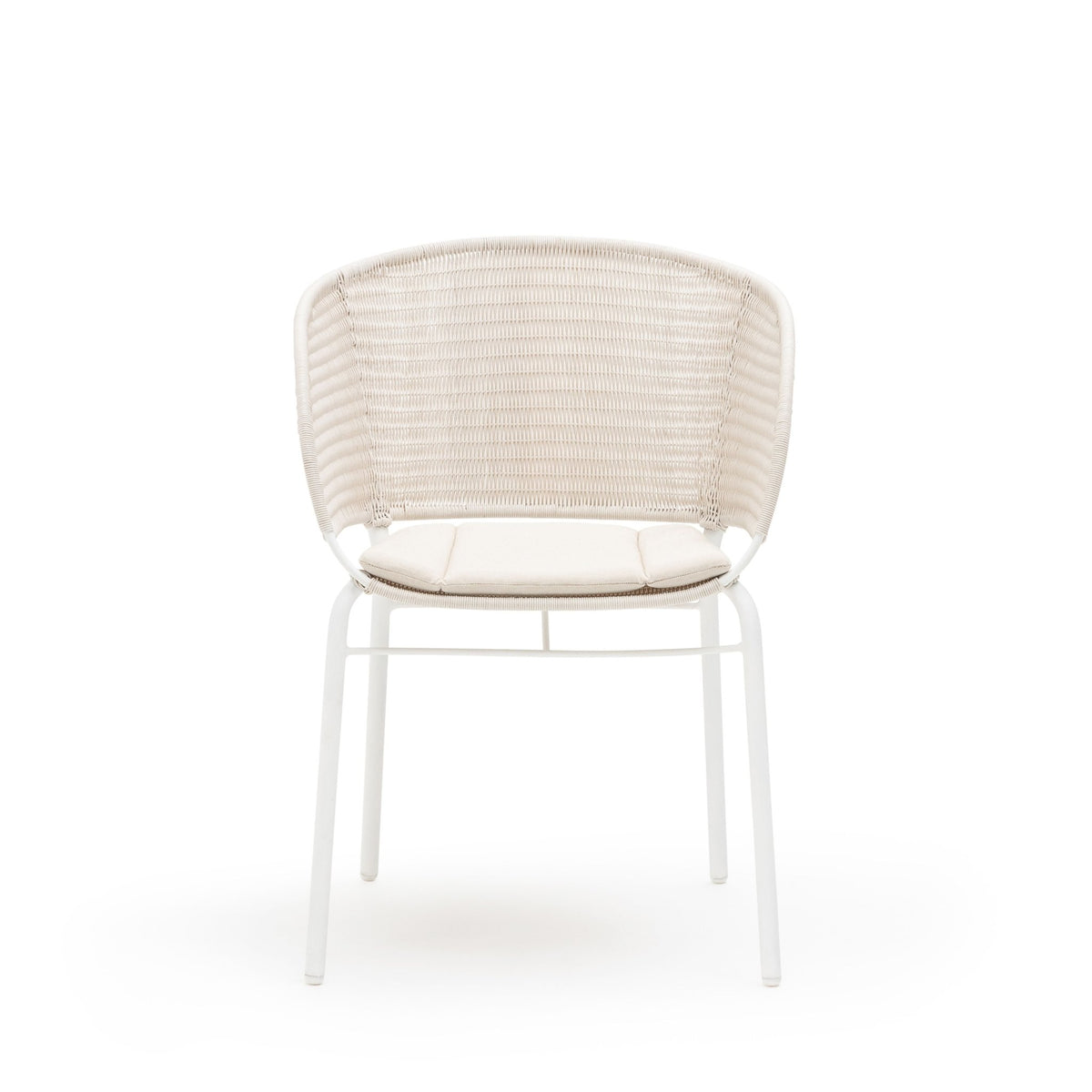 Gaia Dining Armchair - Stonewhite