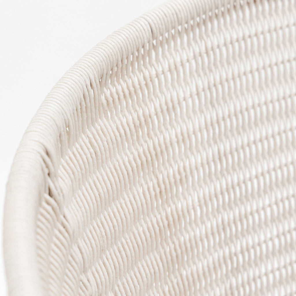 Gaia Dining Armchair - Stonewhite - Loom Collection