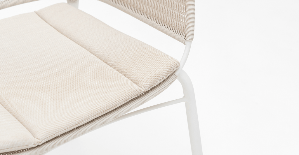 Gaia - Dining Armchair - Stonewhite - Loom Collection