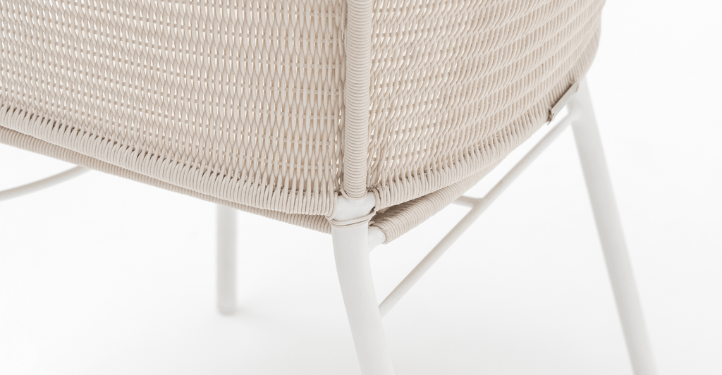 Gaia - Dining Armchair - Stonewhite - Loom Collection