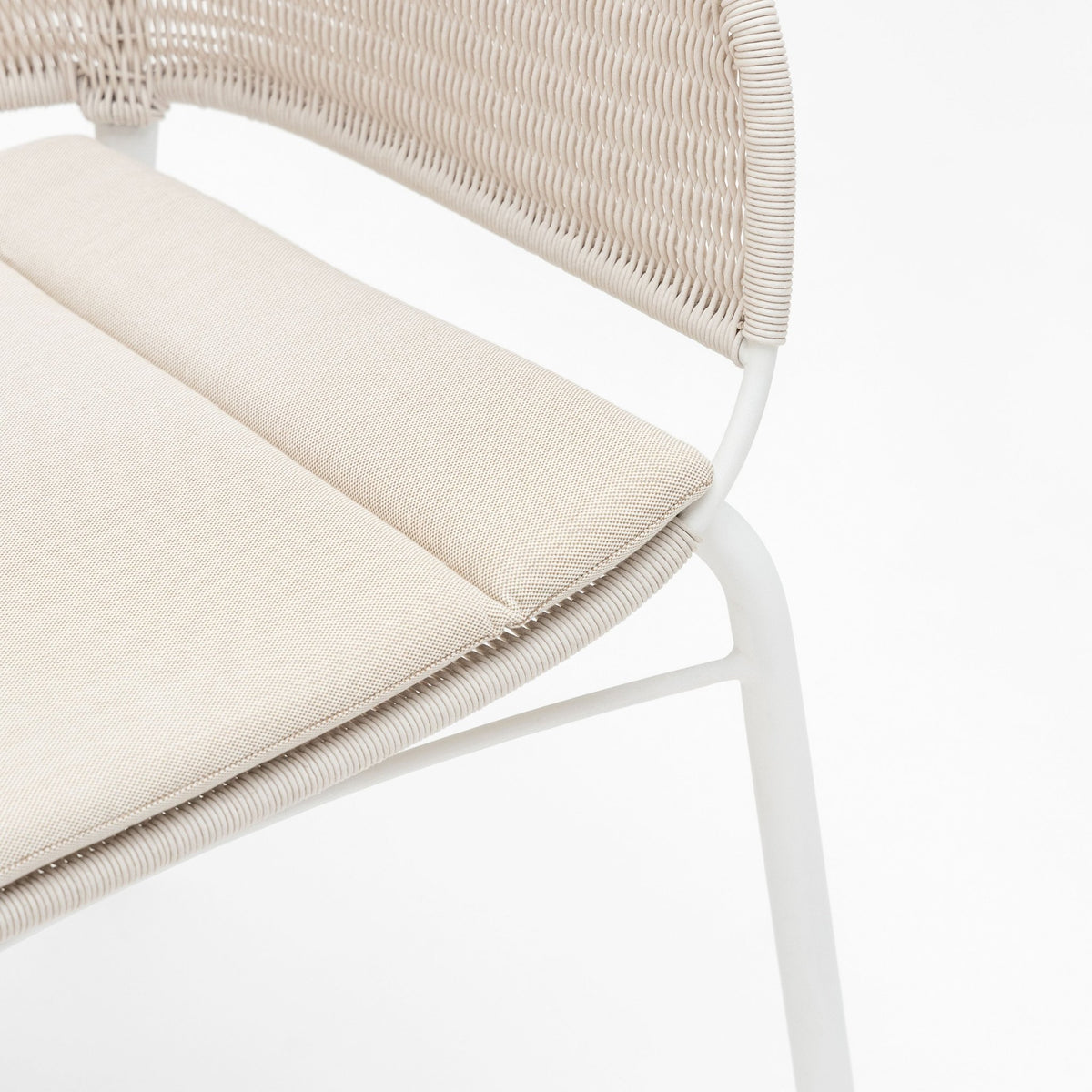 Gaia Dining Armchair - Stonewhite
