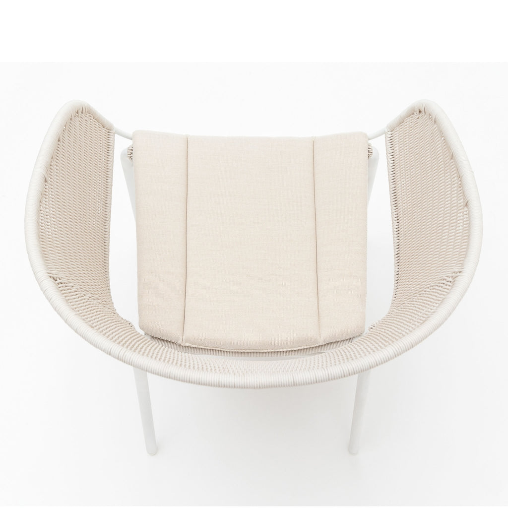 Gaia Dining Armchair - Stonewhite - Loom Collection