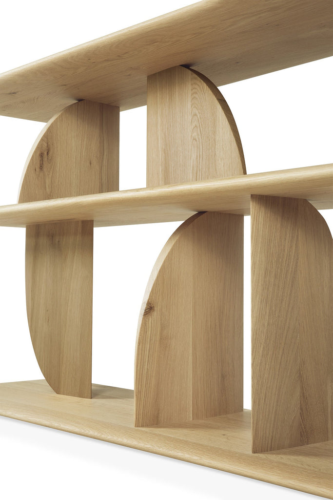 Geometric Console - Oak - Loom Collection