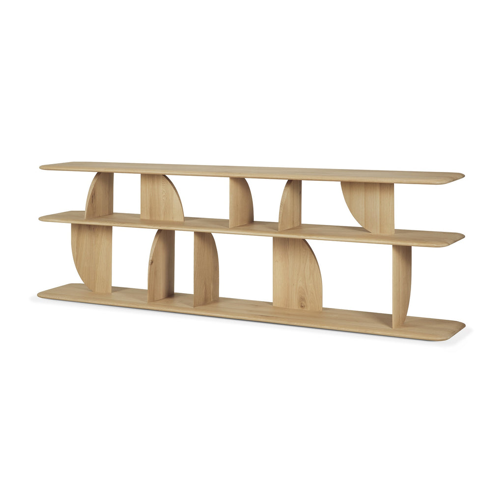 Geometric Console - Oak - Loom Collection