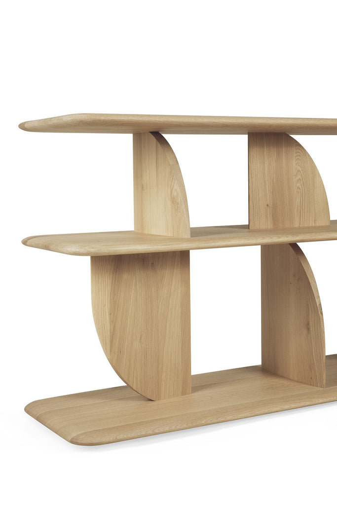 Geometric Console - Oak - Loom Collection