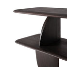 Geometric Rack - Varnished Teak - Dark Brown - Shelving Ethnicraft Loom Collection Dubai