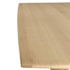 Geometric Rectangular Dining Table - Oak