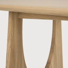 Geometric Rectangular Dining Table - Oak
