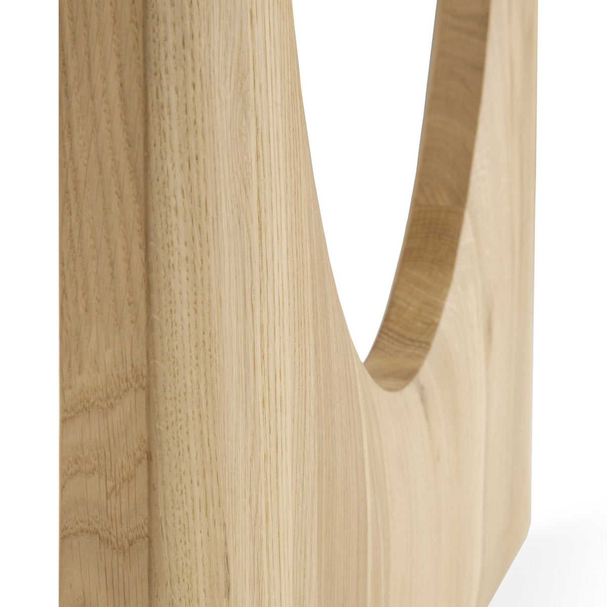 Geometric Rectangular Dining Table - Oak