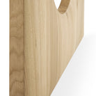 Geometric Rectangular Dining Table - Oak