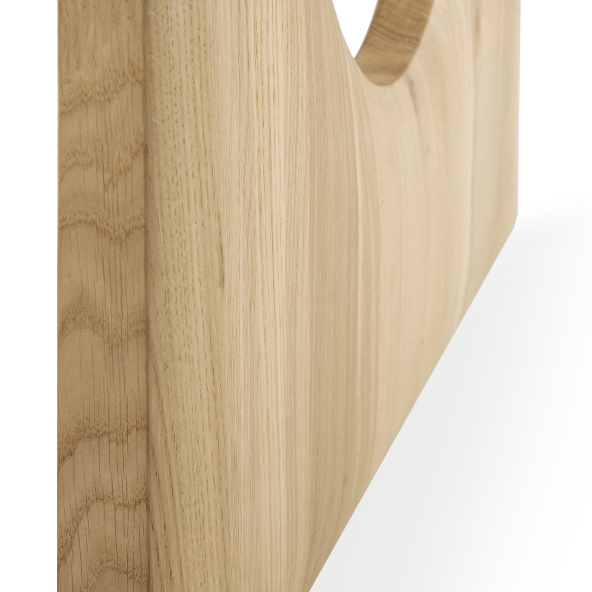Geometric Rectangular Dining Table - Oak