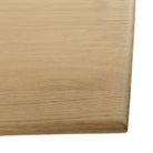 Geometric Rectangular Dining Table - Oak
