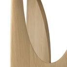 Geometric Side Table - Varnished Oak
