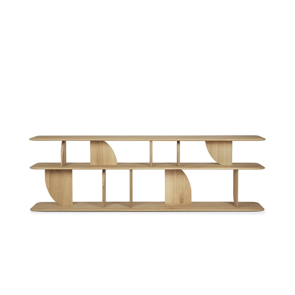 Geometric Sofa Console - Oak - Loom Collection