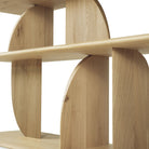 Geometric Sofa Console - Oak - Console Tables Ethnicraft Loom Collection Dubai