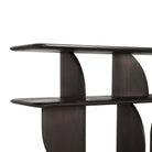 Geometric Sofa Console - Teak Dark Brown - Console Tables Ethnicraft Loom Collection Dubai