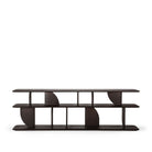 Geometric Sofa Console - Teak Dark Brown - Console Tables Ethnicraft Loom Collection Dubai