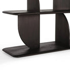 Geometric Sofa Console - Teak Dark Brown - Console Tables Ethnicraft Loom Collection Dubai