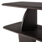 Geometric Sofa Console - Teak Dark Brown - Console Tables Ethnicraft Loom Collection Dubai