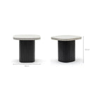 Gion Coffee Table 55 - Black Oak & Warm Grey - Coffee Tables Tolv Loom Collection Dubai