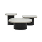 Gion Coffee Table 55 - Black Oak & Warm Grey - Coffee Tables Tolv Loom Collection Dubai