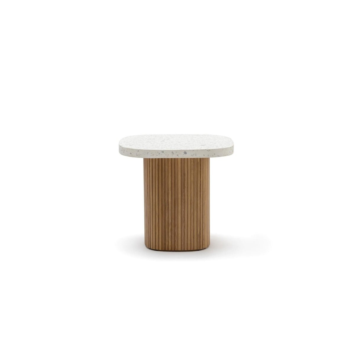 Gion Coffee Table 55 - Light Oak & Nougat - Side Tables Tolv Loom Collection Dubai