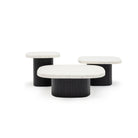 Gion Coffee Table 70 - Black Oak & Nougat - Coffee Tables Tolv Loom Collection Dubai