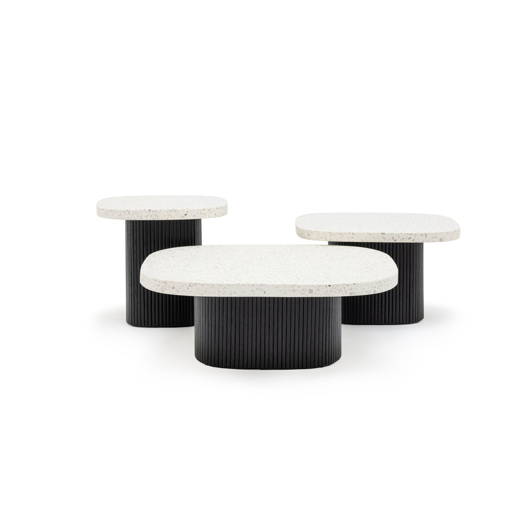 Gion Coffee Table 70 - Black Oak & Nougat - Coffee Tables Tolv Loom Collection Dubai