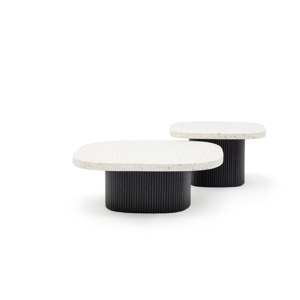 Gion Coffee Table 70 - Black Oak & Nougat - Coffee Tables Tolv Loom Collection Dubai