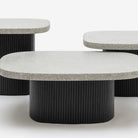 Gion Coffee Table 70 - Black Oak & Warm Grey - Coffee Tables Tolv Loom Collection Dubai