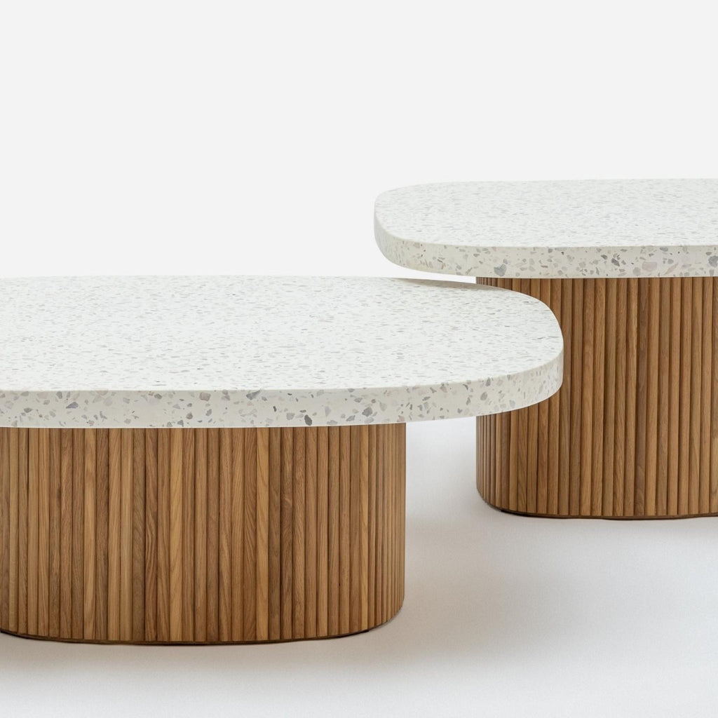 Gion Coffee Table 70 - Light Oak & Nougat - Coffee Tables Tolv Loom Collection Dubai