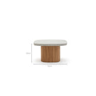 Gion Coffee Table 70 - Light Oak & Warm Grey - Coffee Tables Tolv Loom Collection Dubai