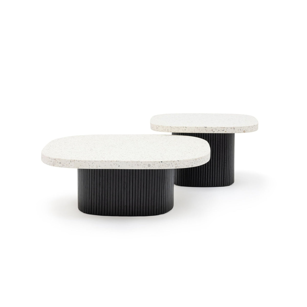 Gion Coffee Table 95 - Black Oak & Nougat - Coffee Tables Tolv Loom Collection Dubai