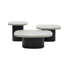 Gion Coffee Table 95 - Black Oak & Warm Grey - Coffee Tables Tolv Loom Collection Dubai