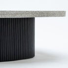 Gion Coffee Table 95 - Black Oak & Warm Grey - Coffee Tables Tolv Loom Collection Dubai