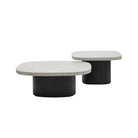 Gion Coffee Table 95 - Black Oak & Warm Grey - Coffee Tables Tolv Loom Collection Dubai