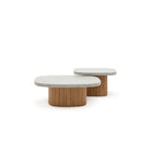 Gion Coffee Table 95 - Light Oak & Warm Grey - Coffee Tables Tolv Loom Collection Dubai